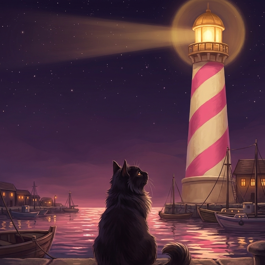 Tidewick teaser artwork featuring a lighthouse at dusk